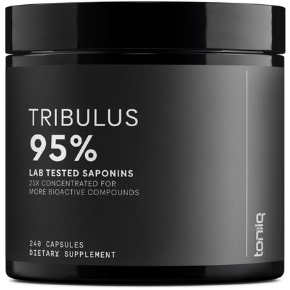 Tribulus Terrestris for Men - Ultra High Potency 25:1 Extract with 95% Saponins - 1300mg Pure & Concentrated Formula - Third-Party Lab Tested for Purity & Quality - 120 Capsules Nirvana Guru