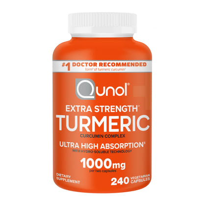 Qunol Turmeric Curcumin Supplement, 1000mg with Ultra High Absorption, for Joint Support, Extra Strength Capsules, 150 Count Nirvana Guru