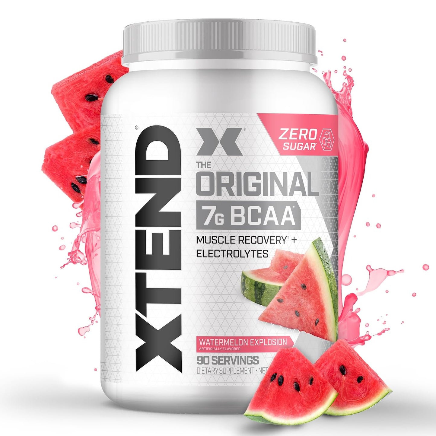 Original BCAA Powder Airheads Candy Flavor, 7g BCAA and 2.5g L-Glutamine, Sugar Free Post Workout Muscle Recovery Drink with Amino Acids for Men & Women, 30 Servings Nirvana Guru