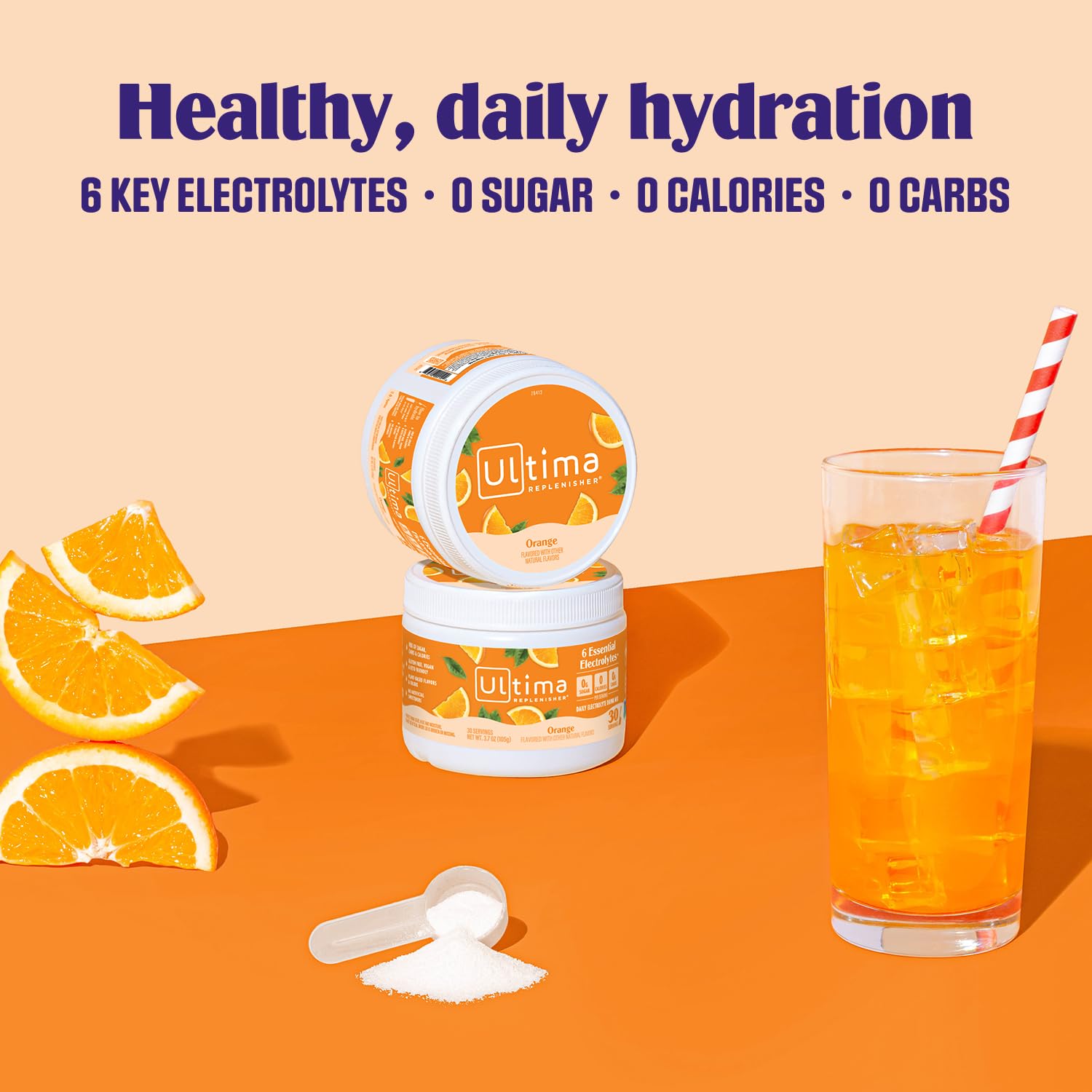 Ultima Replenisher Daily Electrolyte Powder Drink Mix – Sugar Free – Watermelon, 30 Servings – Hydration Powder with 6 Key Electrolytes and Trace Minerals – Keto Friendly, Vegan, Non-GMO - Nirvana Guru