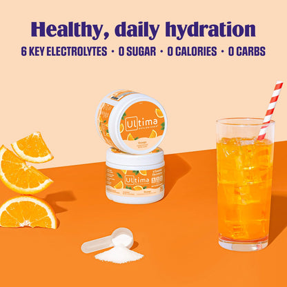 Ultima Replenisher Daily Electrolyte Powder Drink Mix – Sugar Free – Watermelon, 30 Servings – Hydration Powder with 6 Key Electrolytes and Trace Minerals – Keto Friendly, Vegan, Non-GMO - Nirvana Guru