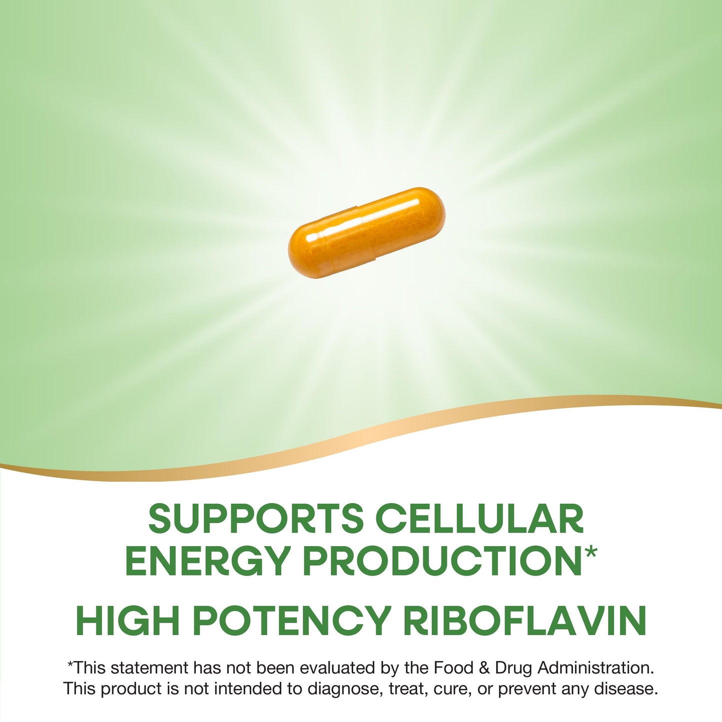 Nature's Way Riboflavin Vitamin B2, Supports Cellular Energy Production*, High Potency Riboflavin, 100 mg per Serving, 100 Capsules (Packaging May Vary) - Nirvana Guru