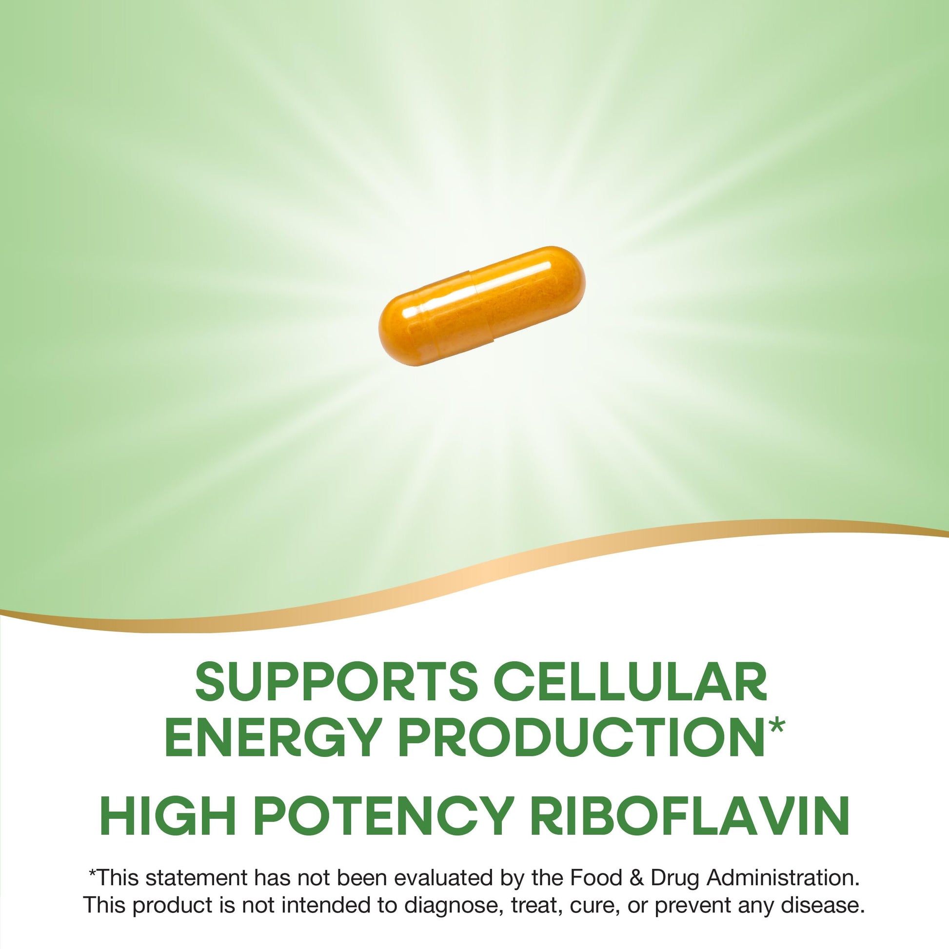 Nature's Way Riboflavin Vitamin B2, Supports Cellular Energy Production*, High Potency Riboflavin, 100 mg per Serving, 100 Capsules (Packaging May Vary) - Nirvana Guru