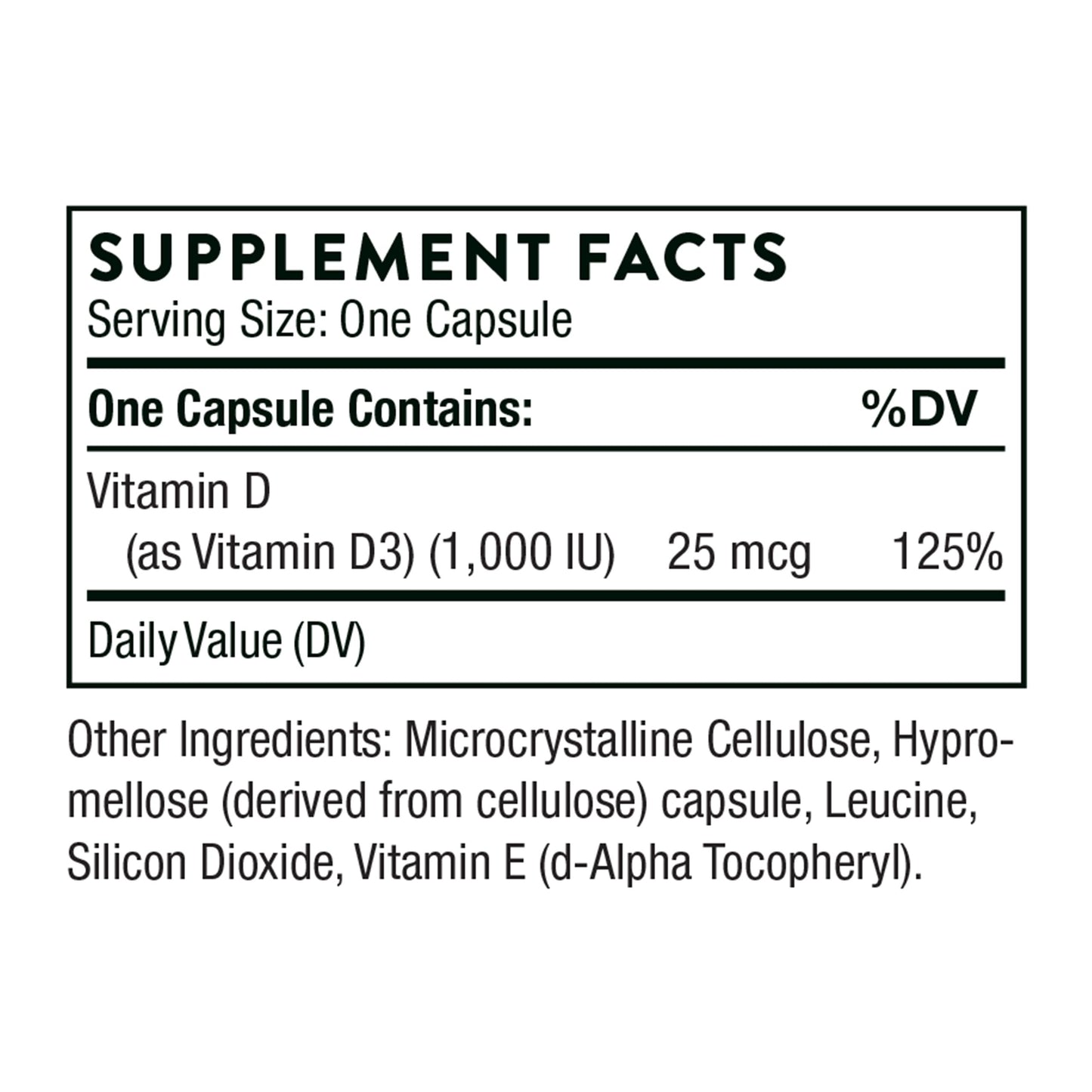 THORNE Vitamin D3 Supplement - Supports Healthy Bones, Teeth, Muscles, Cardiovascular & Immune Function* - Gluten, Dairy & Soy-Free - 10,000 IU - 60 Capsules - Nirvana Guru