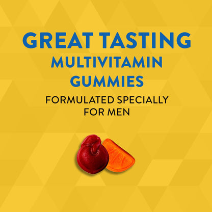 Nature's Way Alive! Men's Gummy Multivitamin, Supports Energy Metabolism*, Muscle Function*, Superfood Antioxidants(1), B-Vitamins, Vegetarian, Fruit Flavored, 60 Gummies (Packaging May Vary) - Nirvana Guru
