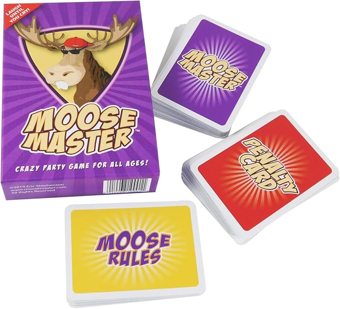Moose Master - Laugh Until You Cry Fun - Your Cheeks Will Hurt from Smiling and Laughing so Hard - for Fun People Looking for A Hilarious Night in a Box nirvanaguru