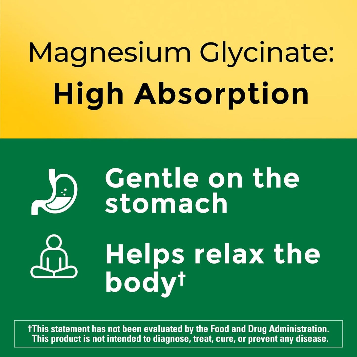 Nature Made High Absorption Magnesium Glycinate 300mg per 3 Capsules, Magnesium Supplement for Muscle, Heart, Nerve and Bone Support, 90 Magnesium Bisglycinate Capsules, 30 Day Supply - Nirvana Guru