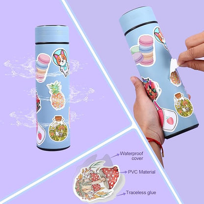 Arme 600 PCS Stickers Pack，Cute Colorful Waterproof Stickers，Vinyl Art Stickers.Stickers for Water Bottles,Skateboards and Notebooks, Laptop Sticker for Teens Girls Kids Adults nirvanaguru