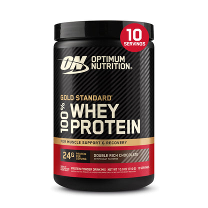 Optimum Nutrition Gold Standard 100% Whey Protein Powder, Double Rich Chocolate, 0.68 Pound (Pack of 1) - Nirvana Guru