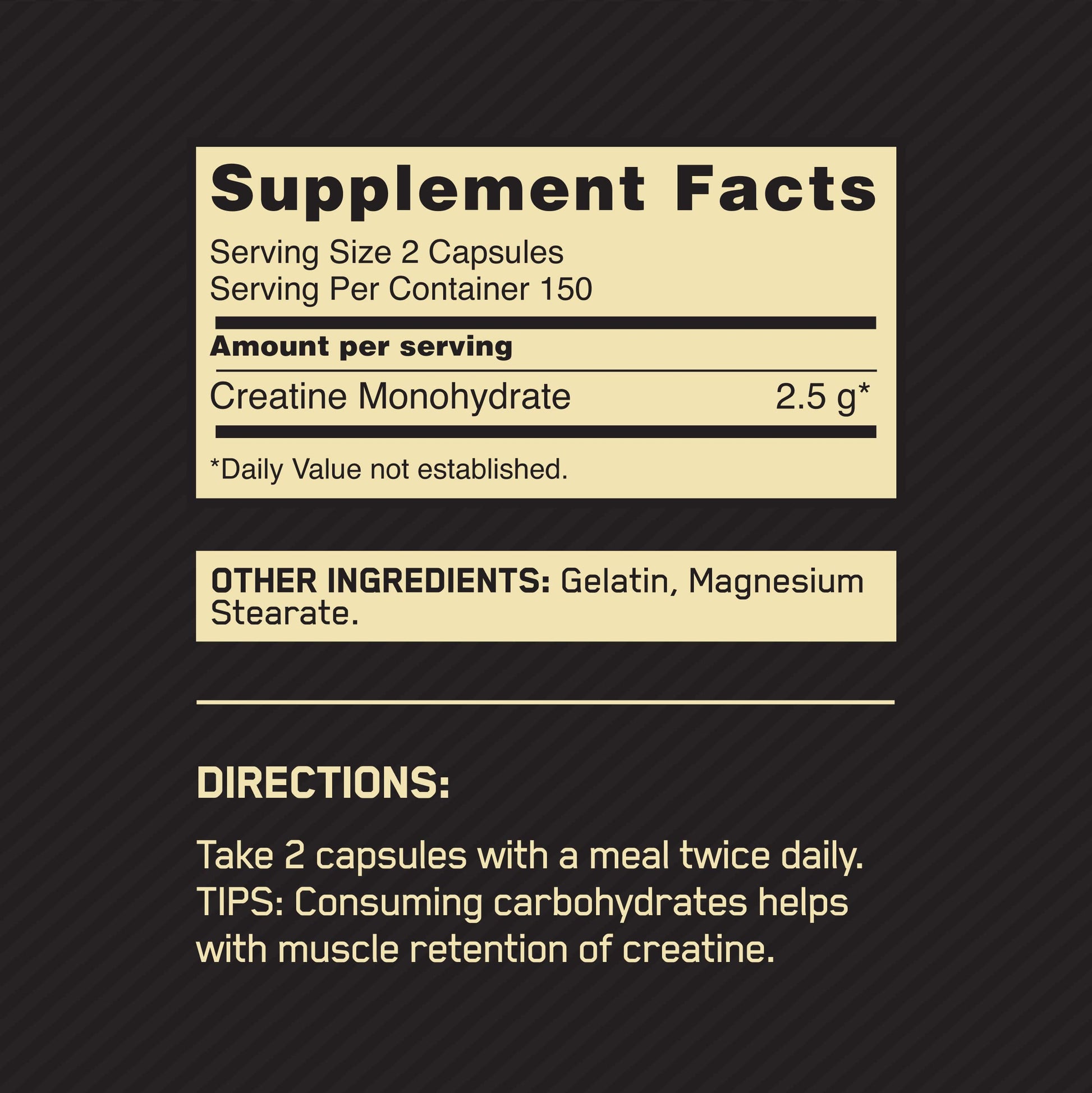 Optimum Nutrition Micronized Creatine Monohydrate Capsules, Keto Friendly, 2500mg, 100 Capsules - Nirvana Guru