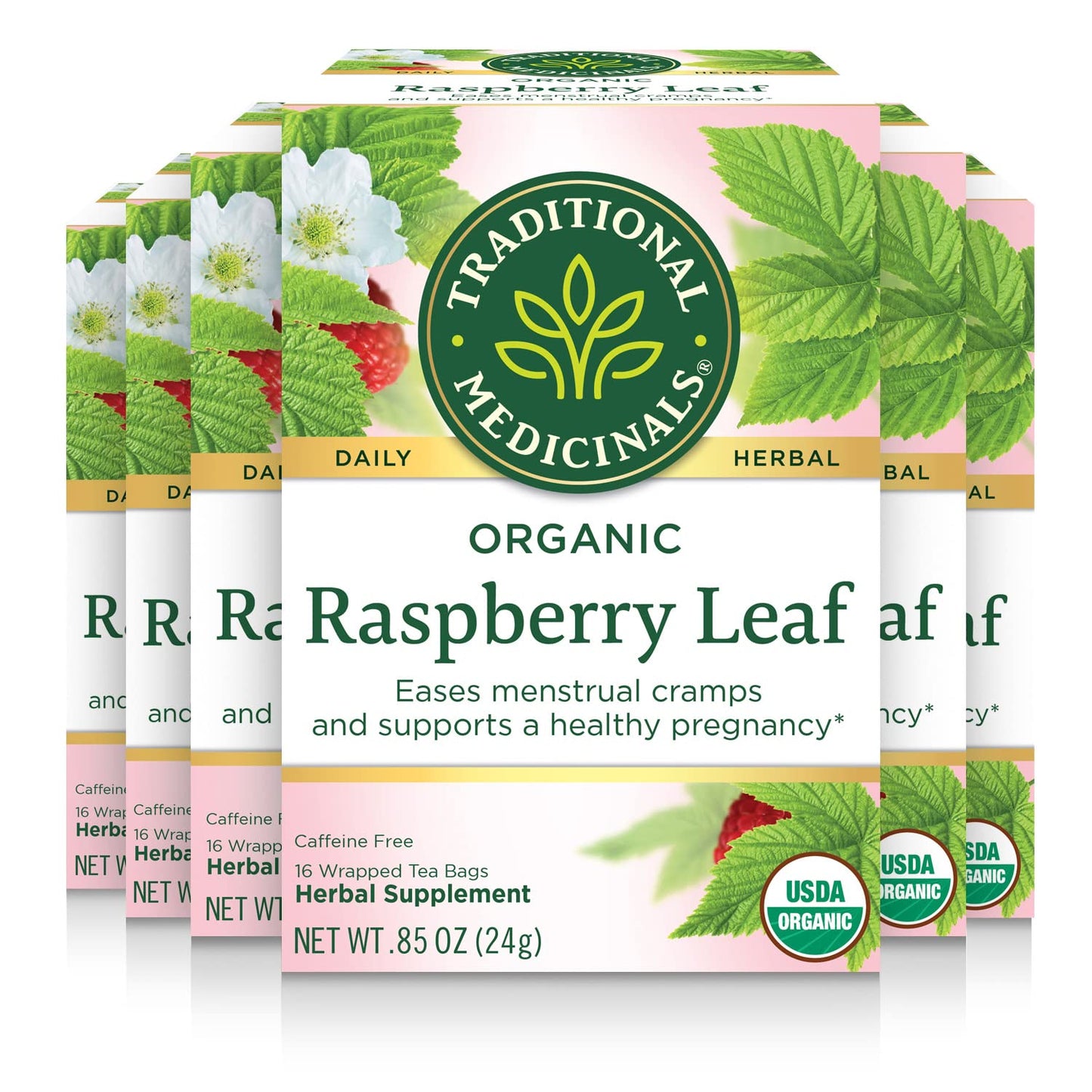 Traditional Medicinals Tea, Organic Healthy Cycle, Supports Healthy Menstrual Cycles, Includes Spearmint,16 Tea Bags - Nirvana Guru