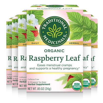 Traditional Medicinals Tea, Organic Healthy Cycle, Supports Healthy Menstrual Cycles, Includes Spearmint,16 Tea Bags - Nirvana Guru
