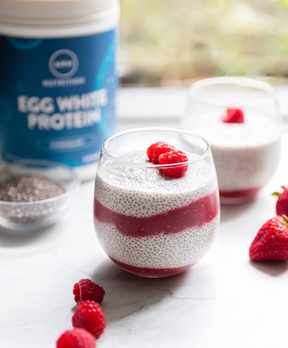 MRM Nutrition Egg White Protein | Vanilla Flavored | 23g Fat-Free Protein | with Digestive enzymes | Highest Biological Value | Clinically Tested | 20 Servings - Nirvana Guru