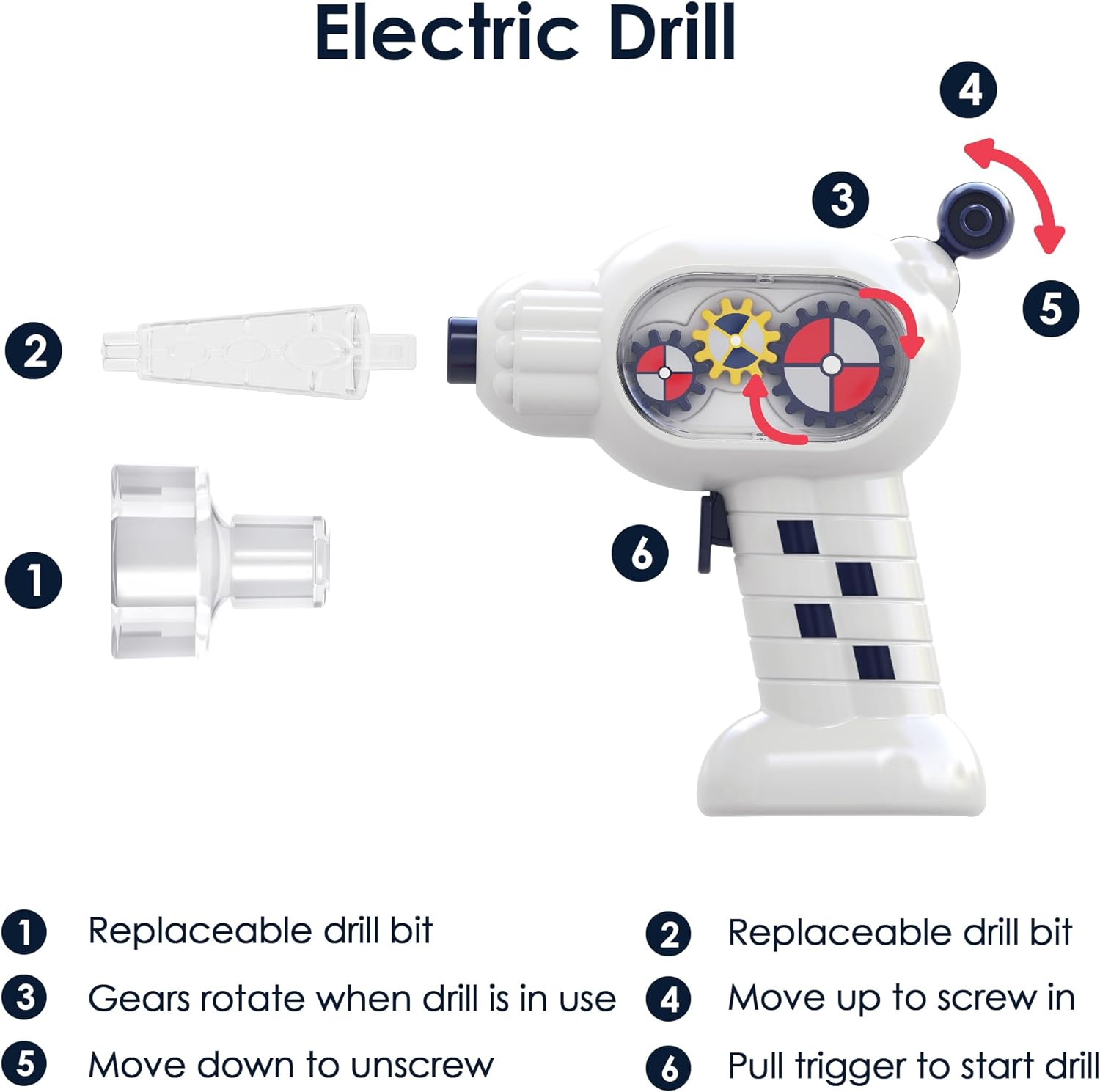 iPlay, iLearn Rocket Space Toys, Kids Spaceship Playset W/Space Shuttle, 2 Astronauts, Educational STEM Take Apart Outer Space Adventure W/Electric Drill, Gift for 3 4 5 6 7 8 Year Old Boy Girl Nirvana Guru