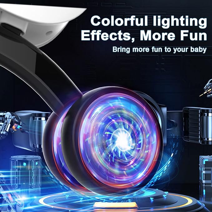 Colorful Lighting Baby Balance Bike Toys for 1 Year Old Boy Gifts, 10-36 Month Toddler Balance Bike, No Pedal 4 Silence Wheels&Soft Seat First Riding on Toys, One Year Old Boy Birthday Gifts. Nirvana Guru