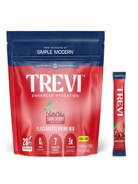 TREVI™ Sugar Free Electrolytes - Drink Mix Hydration Powder Packets - 28 Count - Variety Pack 1