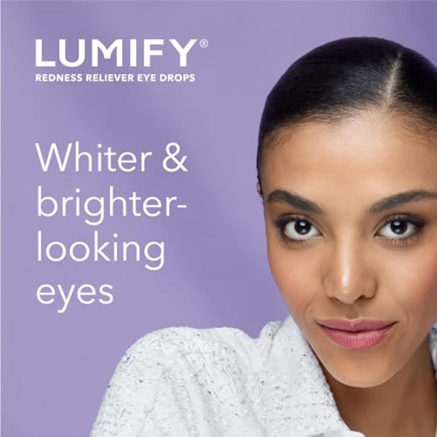LUMIFY Eye Drops for Red Eyes, Redness Reliever for Brighter Looking Eyes, Works in 1 Minute & Lasts Up to 8 Hours, Eye Drops, 0.08 Fl Oz (2.5 mL), Packaging May Vary