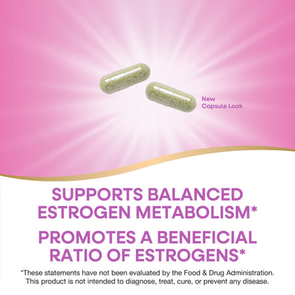 Nature's Way DIM-Plus, DIM Supplement, Supports Balanced Estrogen Metabolism*, Supports Estrogen Hormone Balance*, Diindolylmethane, 120 Vegan Capsules (Packaging May Vary) - Nirvana Guru