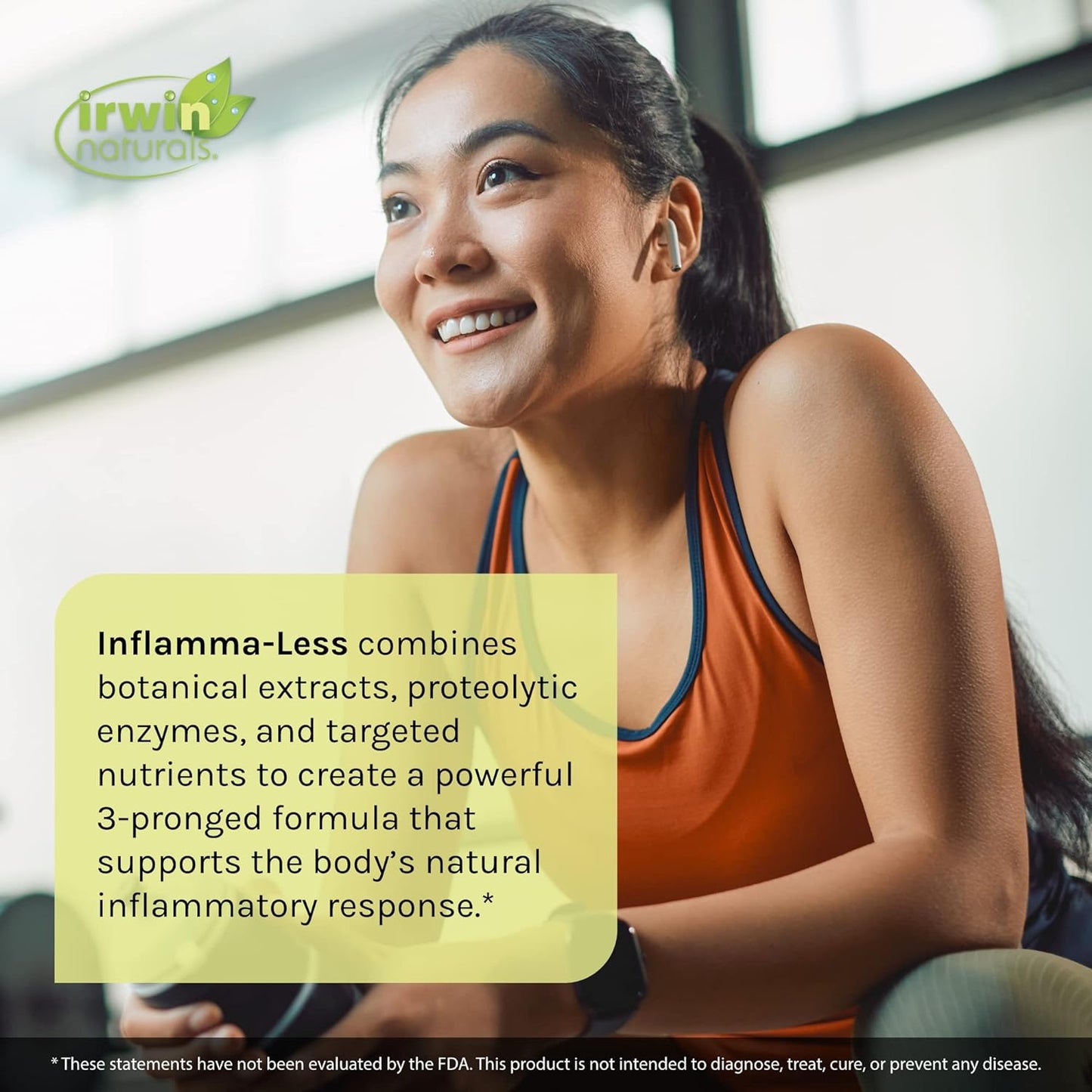 Irwin Naturals Inflamma-Less, Promotes Comfort, Mobility & Flexibility, 80 Liquid Softgels - Nirvana Guru