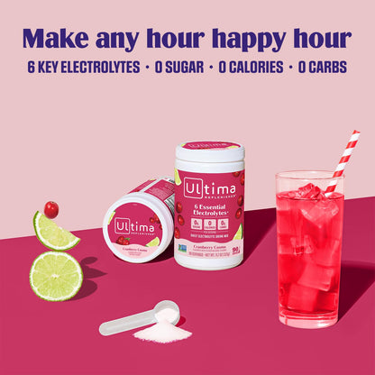Ultima Replenisher Daily Electrolyte Powder Drink Mix – Sugar Free – Lemonade, 90 Servings – Hydration Powder with 6 Key Electrolytes and Trace Minerals – Keto Friendly, Vegan, Non-GMO - Nirvana Guru