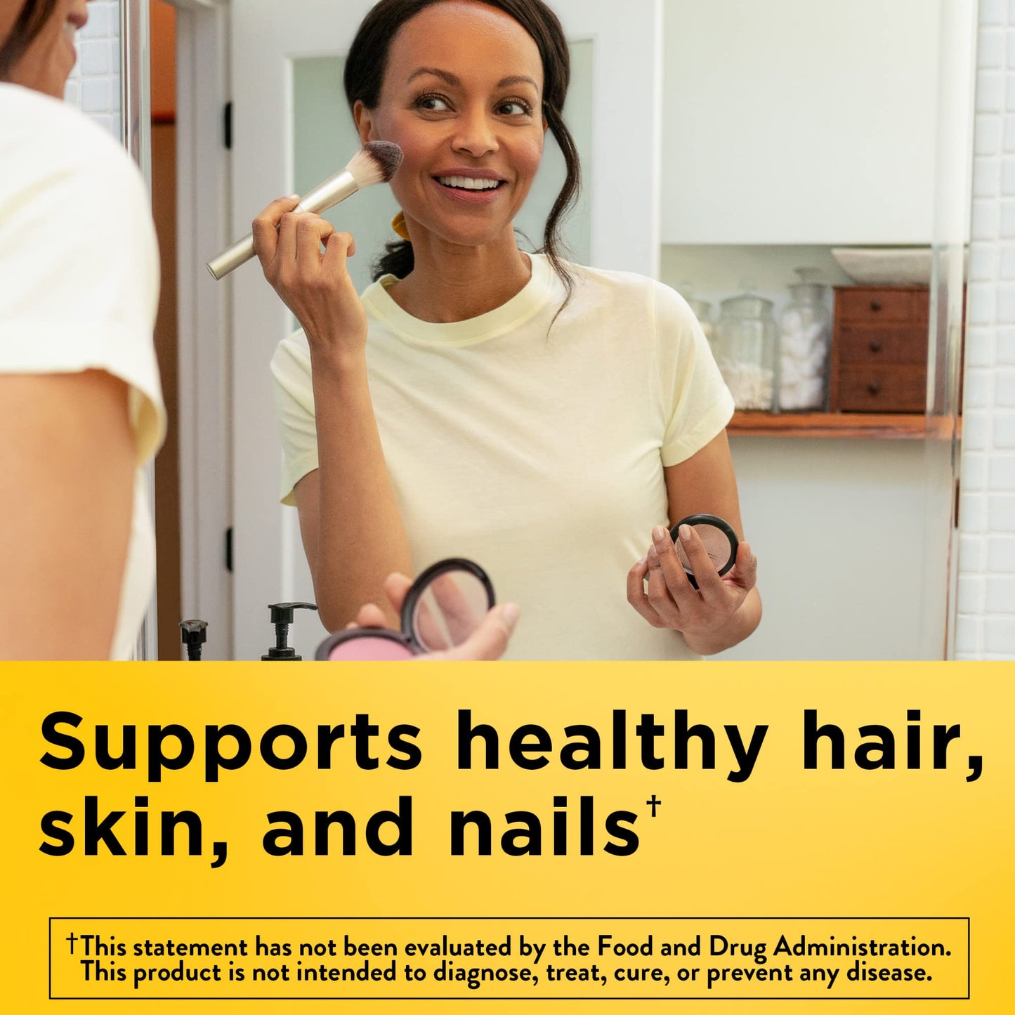 Nature Made Hair Skin and Nails with Biotin 2500 mcg, Dietary Supplement For Healthy Hair Skin and Nails Support, 120 Softgels, 120 Day Supply - Nirvana Guru