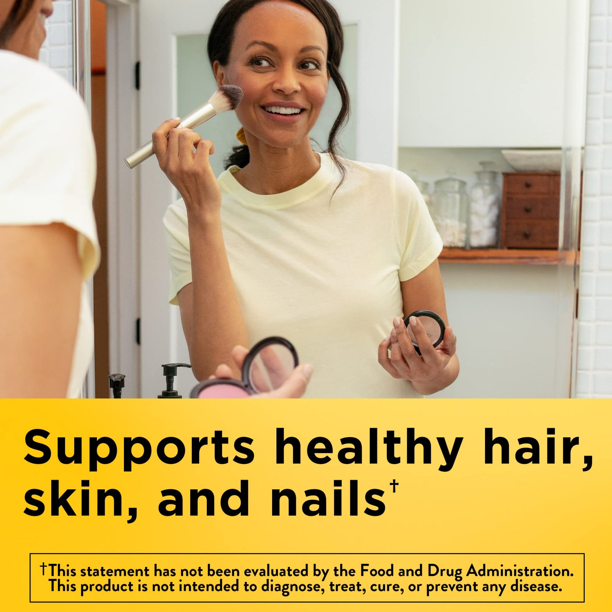 Nature Made Hair Skin and Nails with Biotin 2500 mcg, Dietary Supplement For Healthy Hair Skin and Nails Support, 120 Softgels, 120 Day Supply - Nirvana Guru