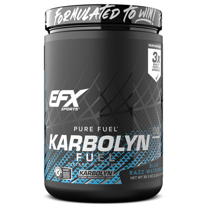EFX Sports Karbolyn Fuel | Fast-Absorbing Carbohydrate Powder | Carb Load, Sustained Energy, Quick Recovery | Stimulant Free | 39 Servings (Neutral) Nirvana Guru