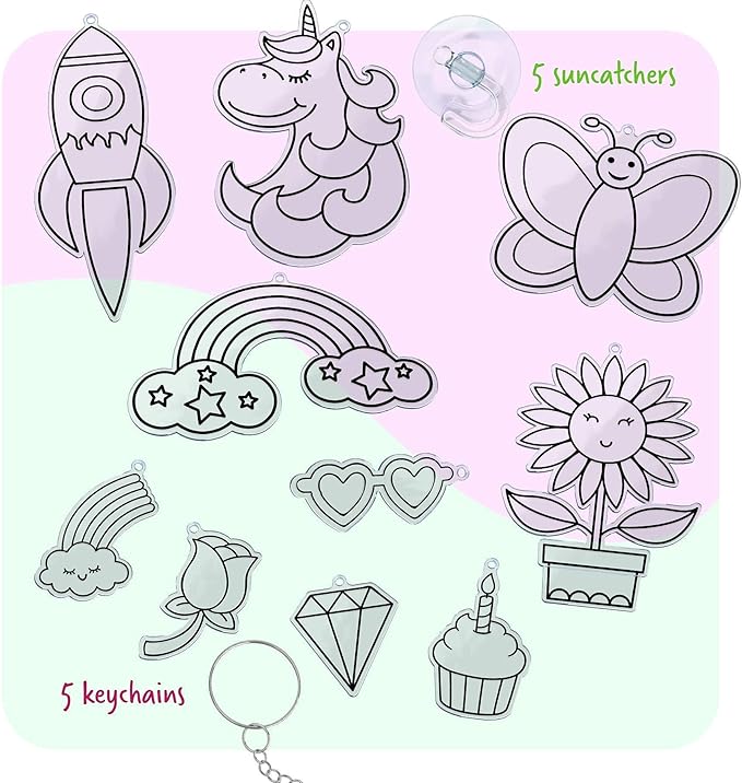 Dan&Darci Diamond Art Kit for Kids - Gem Painting Arts & Crafts Kits for Ages 6-12, Gifts for 6, 7, 8, 9, 10, 11, 12 Year Old Boy & Girl - Girls Birthday Toys Gift Ideas - Craft Activities for Age 6+ nirvanaguru