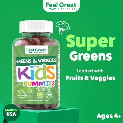 Feel Great Vitamin Co. Complete DHA Gummies for Kids | with Omega 3 6 9 + DHA, Vitamin C | Supports Healthy Brain Function, Vision & Heart Health | Gluten Free, Vegetarian | 60 Gummies Nirvana Guru