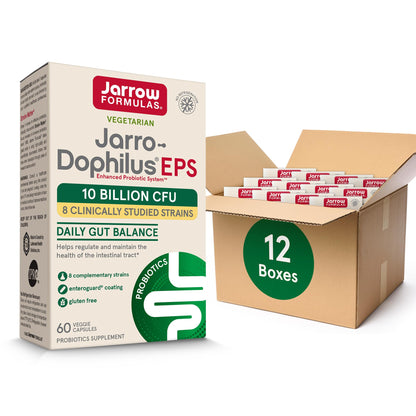 Jarrow Formulas Probiotics 10 Billion CFU - Probiotic Supplement Capsules for Gut Health for Women and Men, 120 Veggie Capsules, Up to 60 Days - Nirvana Guru