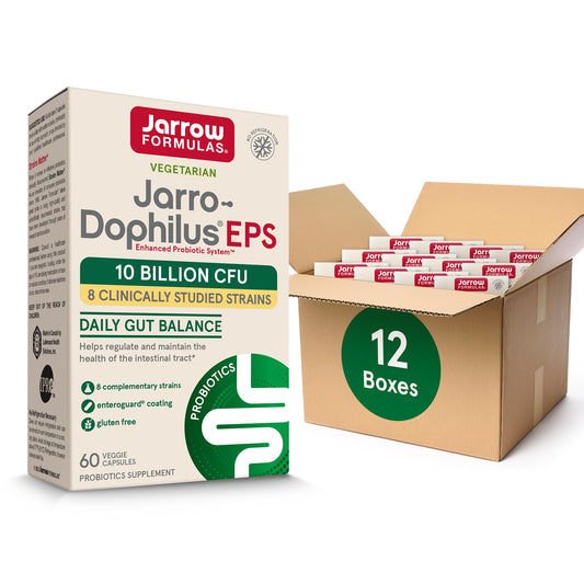 Jarrow Formulas Probiotics 10 Billion CFU - Probiotic Supplement Capsules for Gut Health for Women and Men, 120 Veggie Capsules, Up to 60 Days - Nirvana Guru