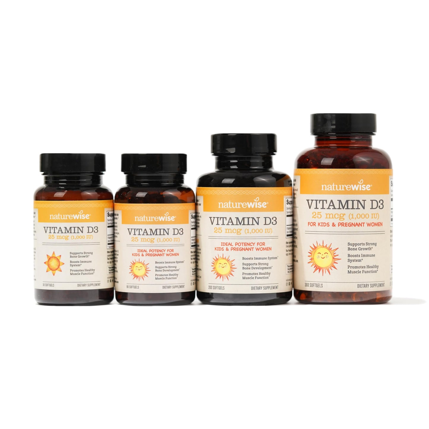 NatureWise Vitamin D3 5000iu (125 mcg) 1 Year Supply for Immune Support, Healthy Muscle Function, and Bone Health - Non-GMO, Gluten Free in Organic Extra Virgin Olive Oil, (Mini Softgel), 360 Count