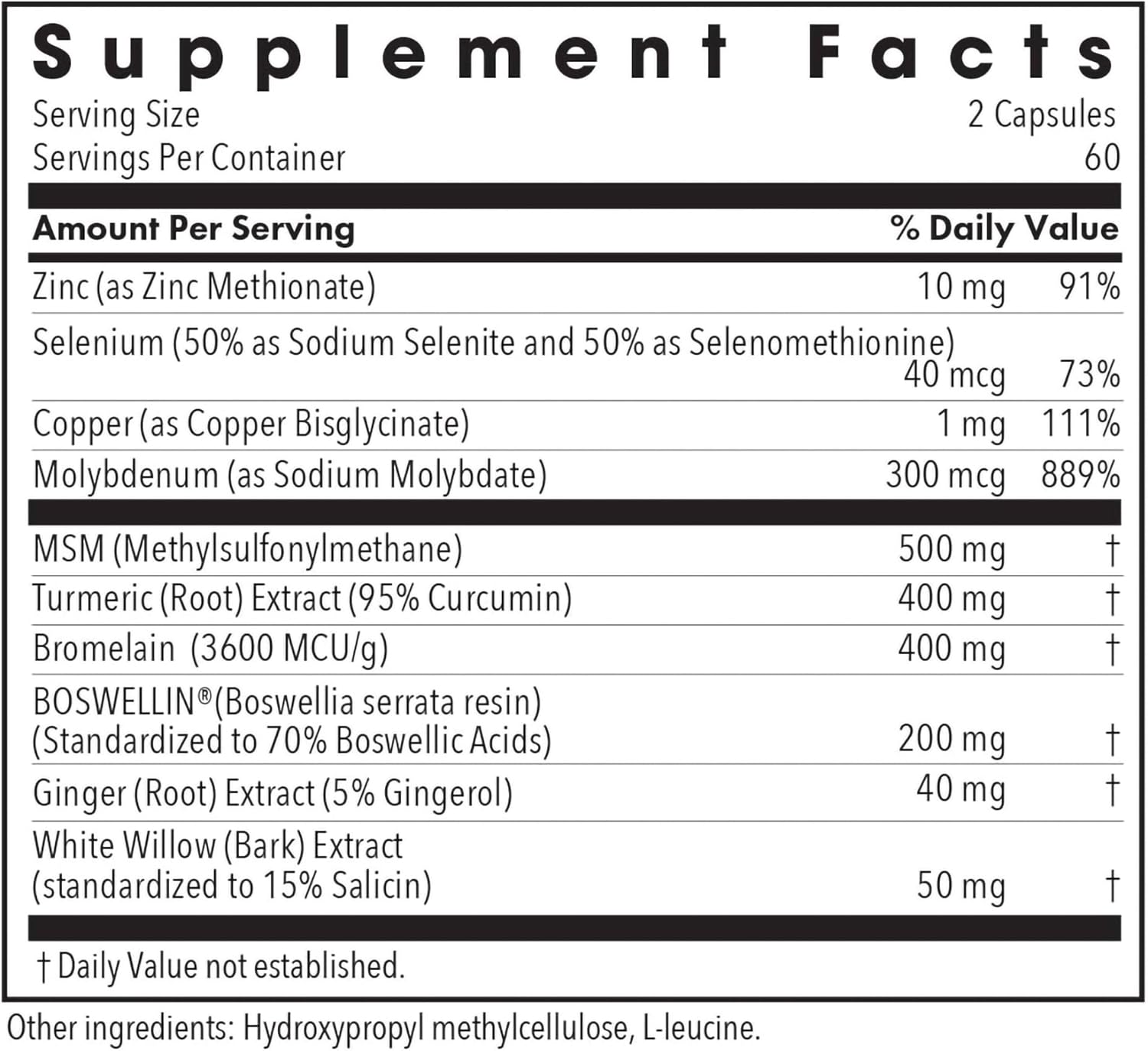 Allergy Research Group InflaMed Joint Health Supplement - Joint Support Supplement for Men & Women, Molybdenum, Turmeric, MSM, Boswellia,Connective Tissue Health - 120 Count Nirvana Guru