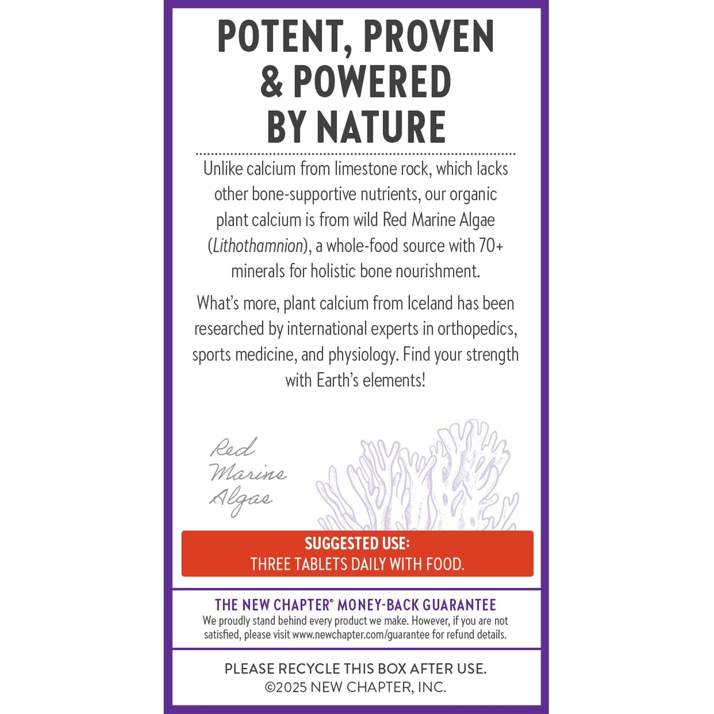 New Chapter Calcium Supplement - Bone Strength Organic Calcium with Magnesium, Vitamin D3+K2, 70+ Trace Minerals for Bone Health, Gluten Free, Easy to Swallow Slim Tablets - 120 Count Nirvana Guru