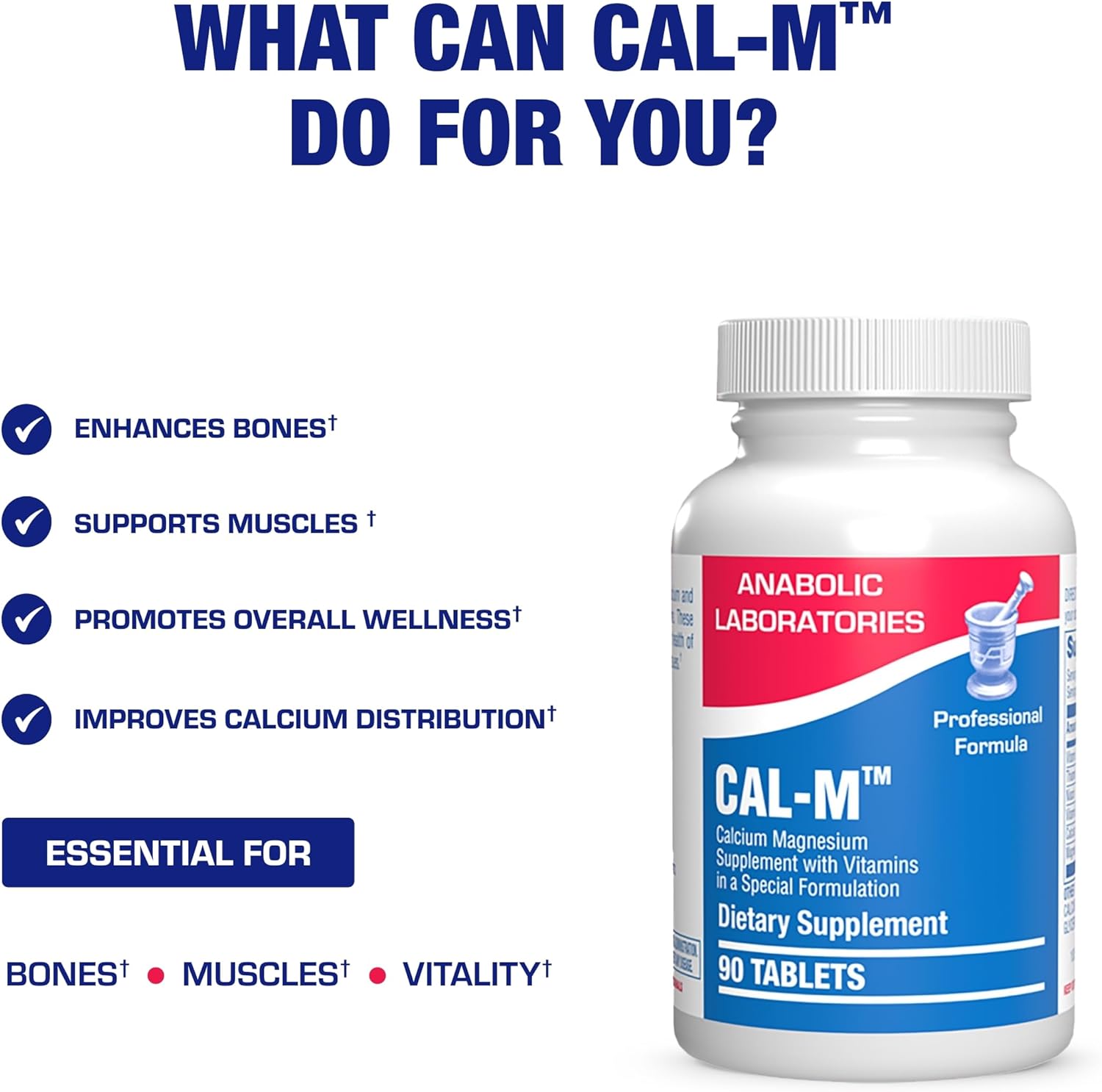Advanced Calcium Magnesium Supplement - Clinically Formulated Magnesium Calcium with Vitamin D3 B1 B3 & B6 for Muscle Nerve Heart and Bone Health Support - Vegetarian Gluten Free Non-GMO (1 Month) M Nirvana Guru