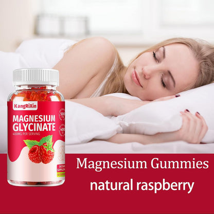 Magnesium Glycinate Gummies - Sugar Free Magnesium Supplements for Adults and Kids, High Absorption Magnesium Gummies Gelatin Free (60 Count (Pack of 1)) Nirvana Guru