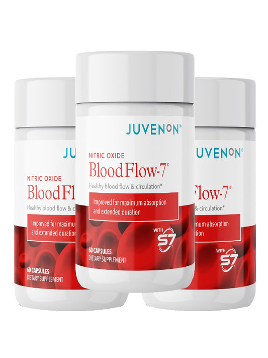 Juvenon BloodFlow-7 Nitric Oxide Supplement with Nitrosigine Nirvana Guru