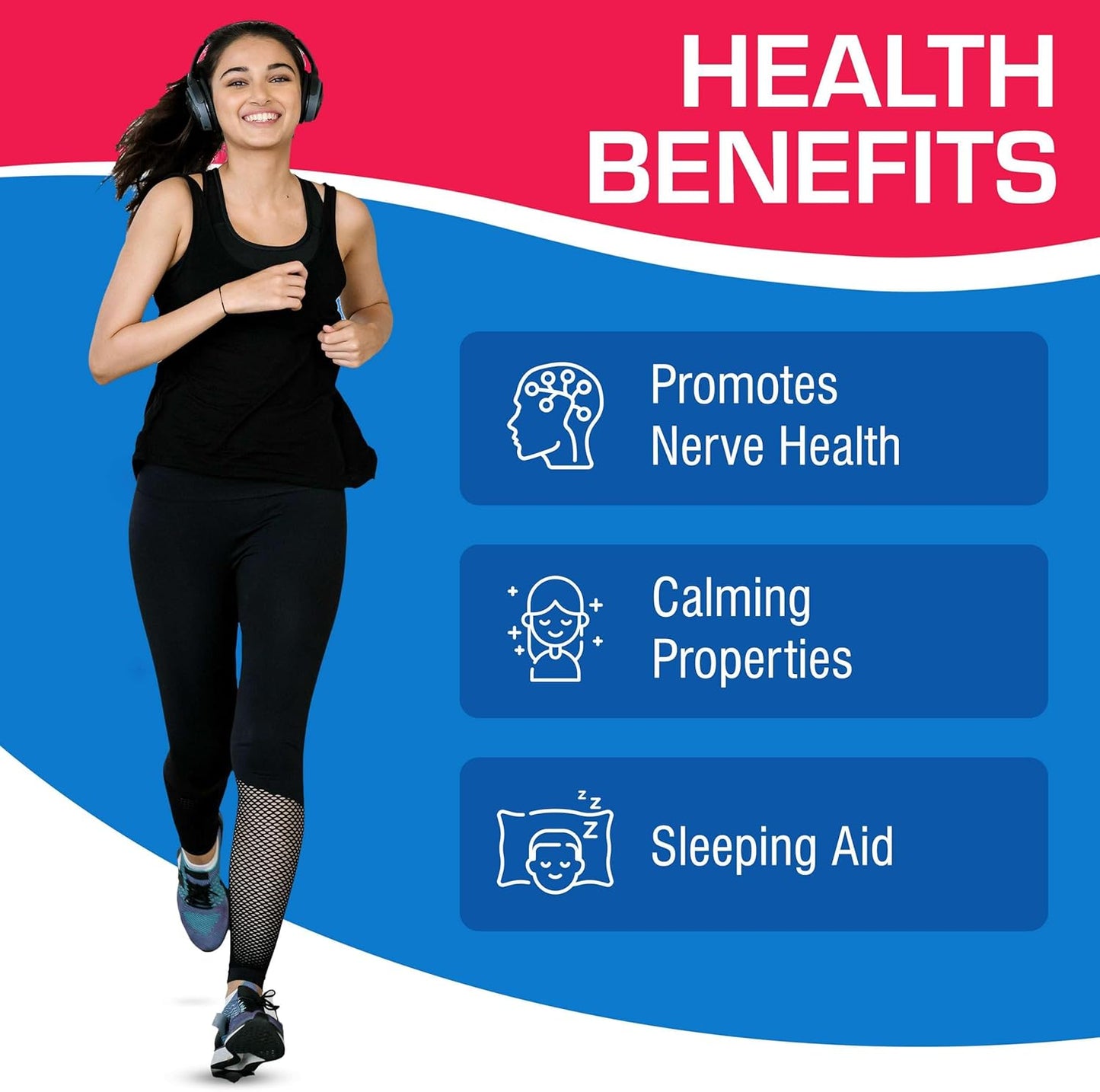 Valerian Root for Sleep and Relaxation - Gentle Magnesium Supplement for Sleep and Mood Support with Passion Flower and Valerian Root Extract - Vegan Non-GMO & Made in the USA - 100 Servings Nirvana Guru