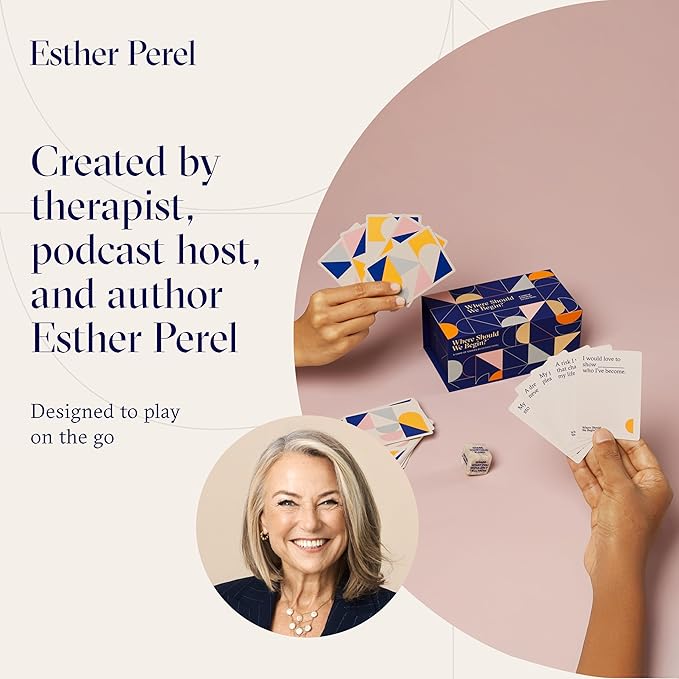 ESTHER PEREL Where Should We Begin? A Game of Stories - Conversation Cards for Couples & Friends - Interactive Couples Game with 200 Prompt Cards - 2-6 Player - Card Games for Couples & Date Night Nirvana Guru