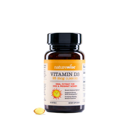 NatureWise Vitamin D3 5000iu (125 mcg) 1 Year Supply for Immune Support, Healthy Muscle Function, and Bone Health - Non-GMO, Gluten Free in Organic Extra Virgin Olive Oil, (Mini Softgel), 360 Count