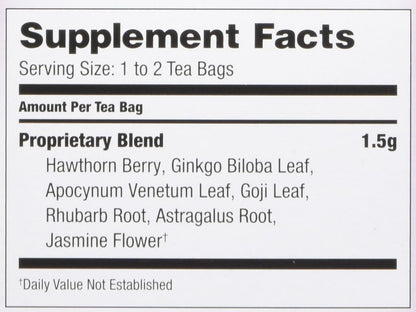 Bravo Tea Cholesterol Health Herbal Tea Caffeine Free, 20 Tea Bags - Nirvana Guru