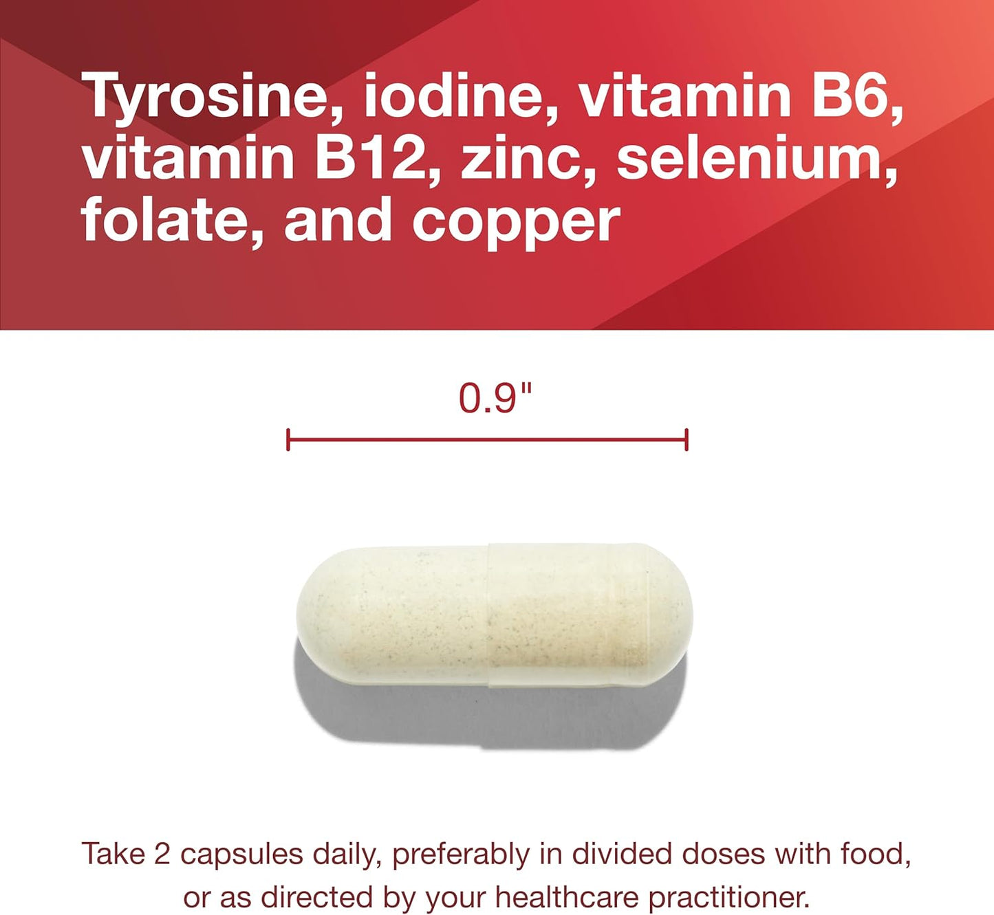 Protocol Ortho Thyroid - Supports Healthy Thyroid Function* - with Ashwagandha, Zinc & Selenium - Non-GMO & Kosher - 90 Veg Capsules Nirvana Guru