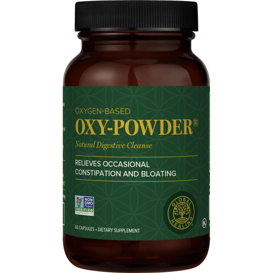 Global Healing Oxy-Powder Colon Cleanse, Constipation Relief for Women & Men, Magnesium Oxide Colon Cleanser & Detox for Weight Loss, Gut Cleanse Detox for Women and Men