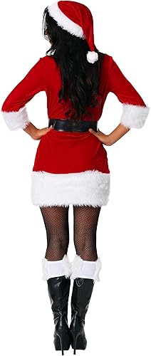 Women's Secret Santa Costume Santa Claus Outfit for Women nirvanaguru