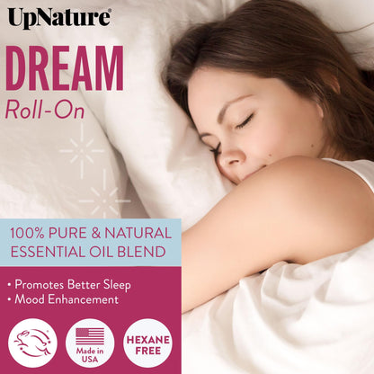 UpNature Lavender Essential Oil Pure Roll On - 100% Natural Lavender Oil for Skin