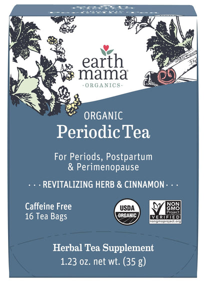Earth Mama Organic Third Trimester Tea Bags | 100% USDA Organic Herbal Tea for Late Pregnancy Comfort + Childbirth Preparation, 16 Teabags Per Box (2-Pack) Nirvana Guru