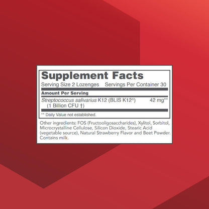 PROTOCOL FOR LIFE BALANCE E.N.T. Biotic - Probiotic Lozenge - Oral & Throat Health - 1 Billion CFU - Immune Support - Refrigerate for Live Bacteria - Nut & Soy Free - 60 Lozenges Nirvana Guru