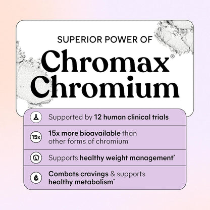 Lemme Curb Cravings Soft Chews - Manage Appetite, Support Metabolism & Lean Body w/Clinically Studied Chromium, Gymnema & B12 for Healthy Weight Management, Mixed Berry Nirvana Guru