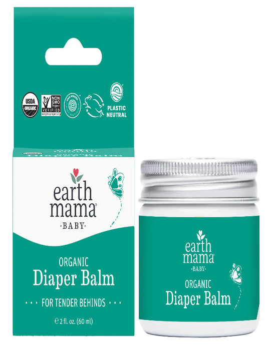 Earth Mama Organic Diaper Balm 2-Ounce | Diaper Cream for Baby | EWG Verified, Petroleum & Artificial Fragrance-Free with Calendula for Sensitive Skin (2-Pack) Nirvana Guru