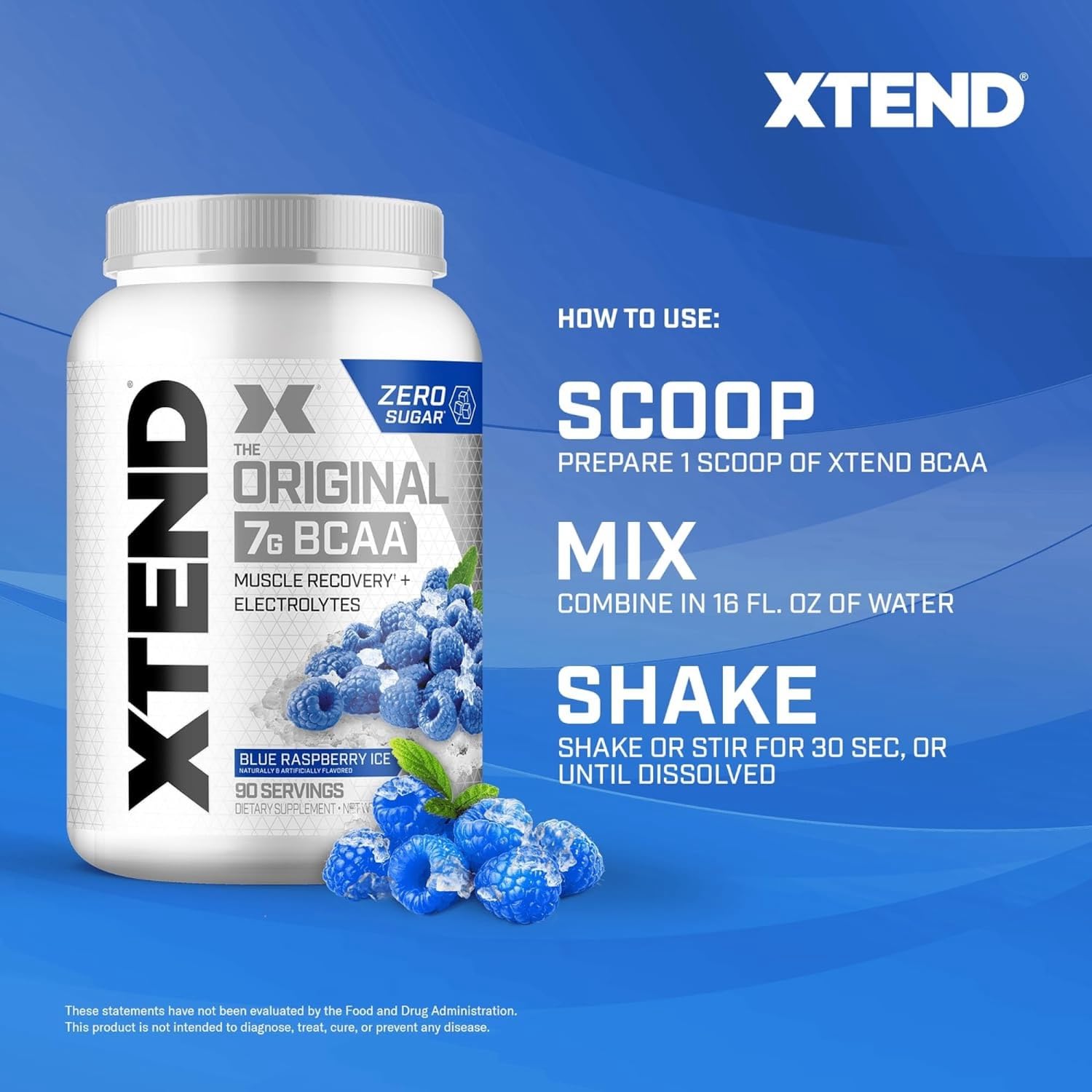 Original BCAA Powder Airheads Candy Flavor, 7g BCAA and 2.5g L-Glutamine, Sugar Free Post Workout Muscle Recovery Drink with Amino Acids for Men & Women, 30 Servings Nirvana Guru